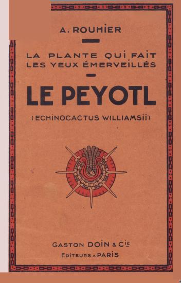 Scanned opening page of Le peyotl