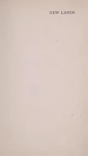 Scanned opening page of New lands /
