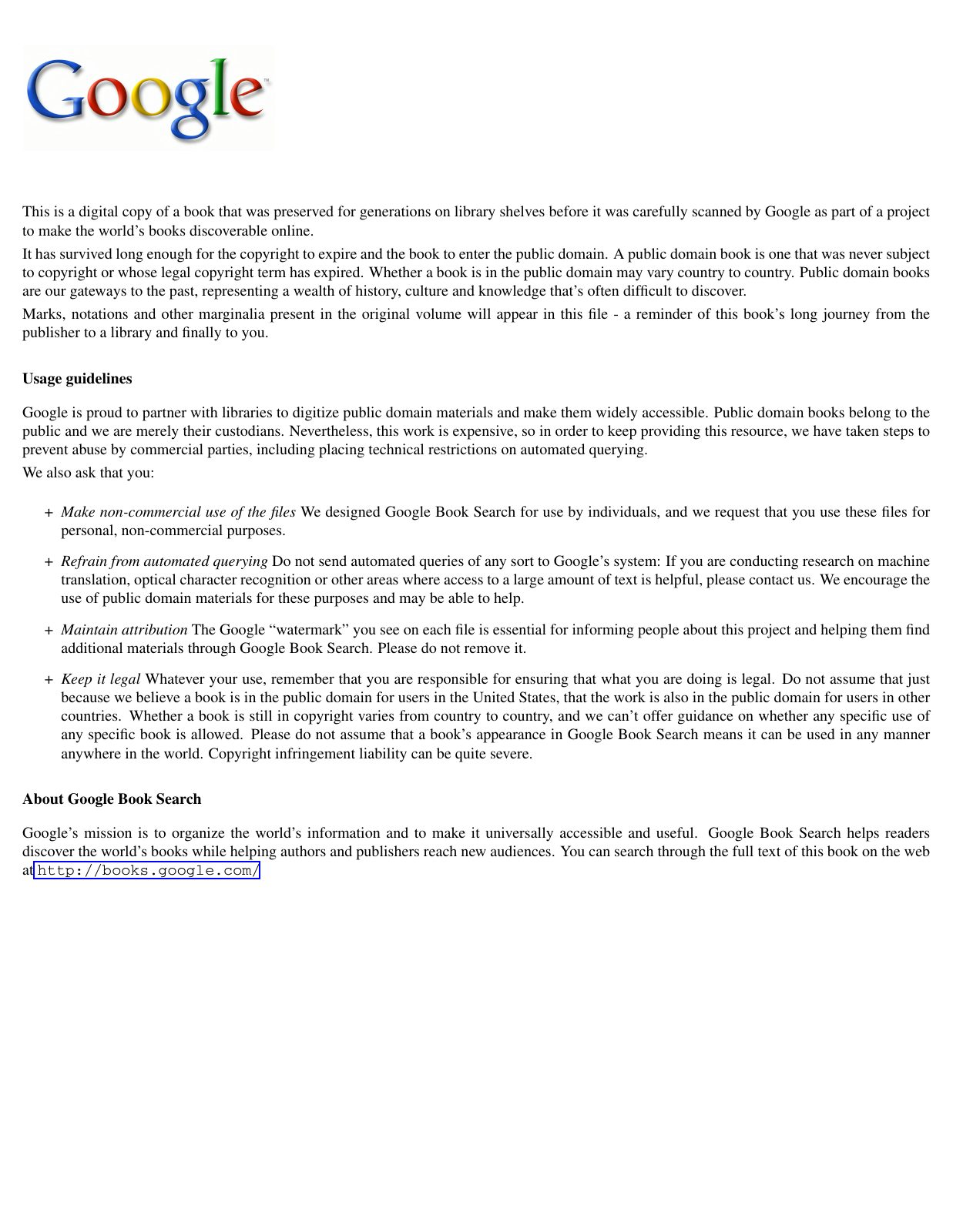 First page of the document scan