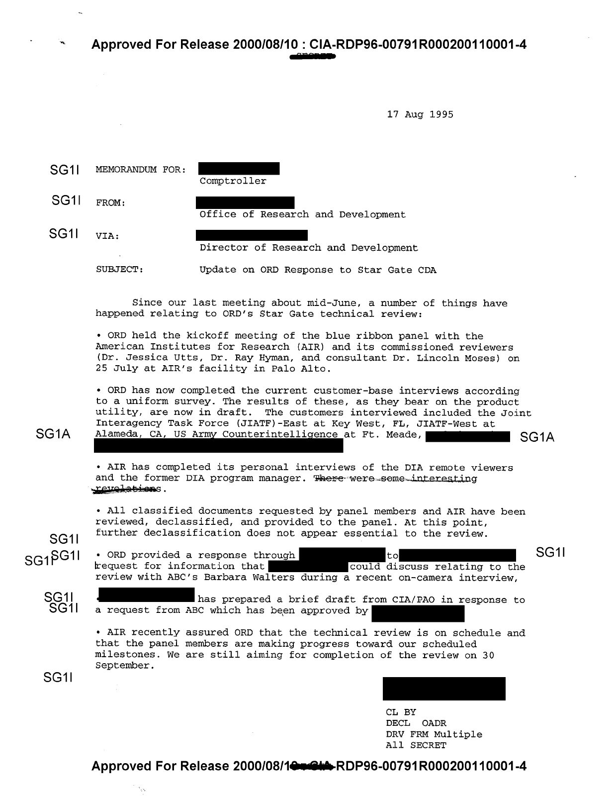 First page of the document scan