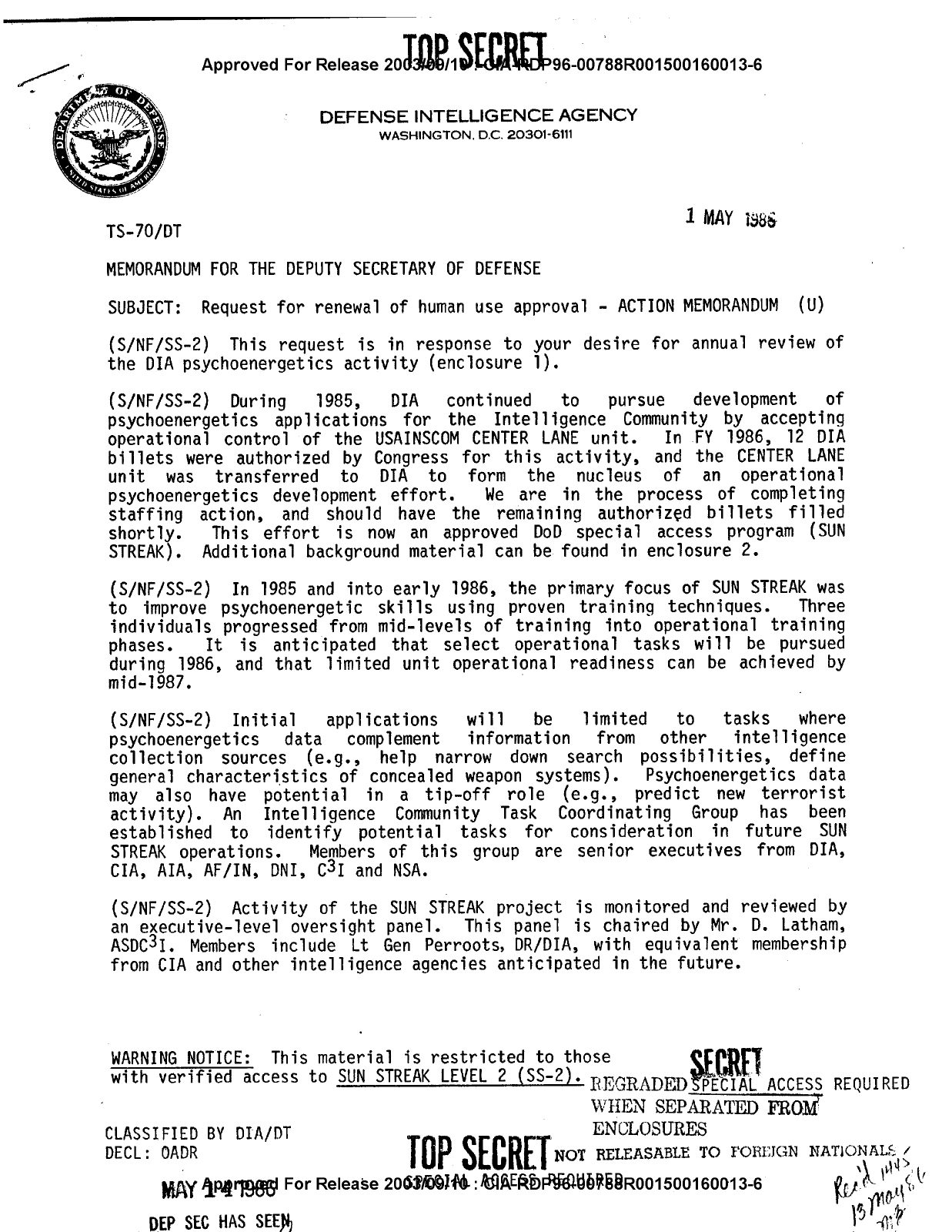 First page of the document scan