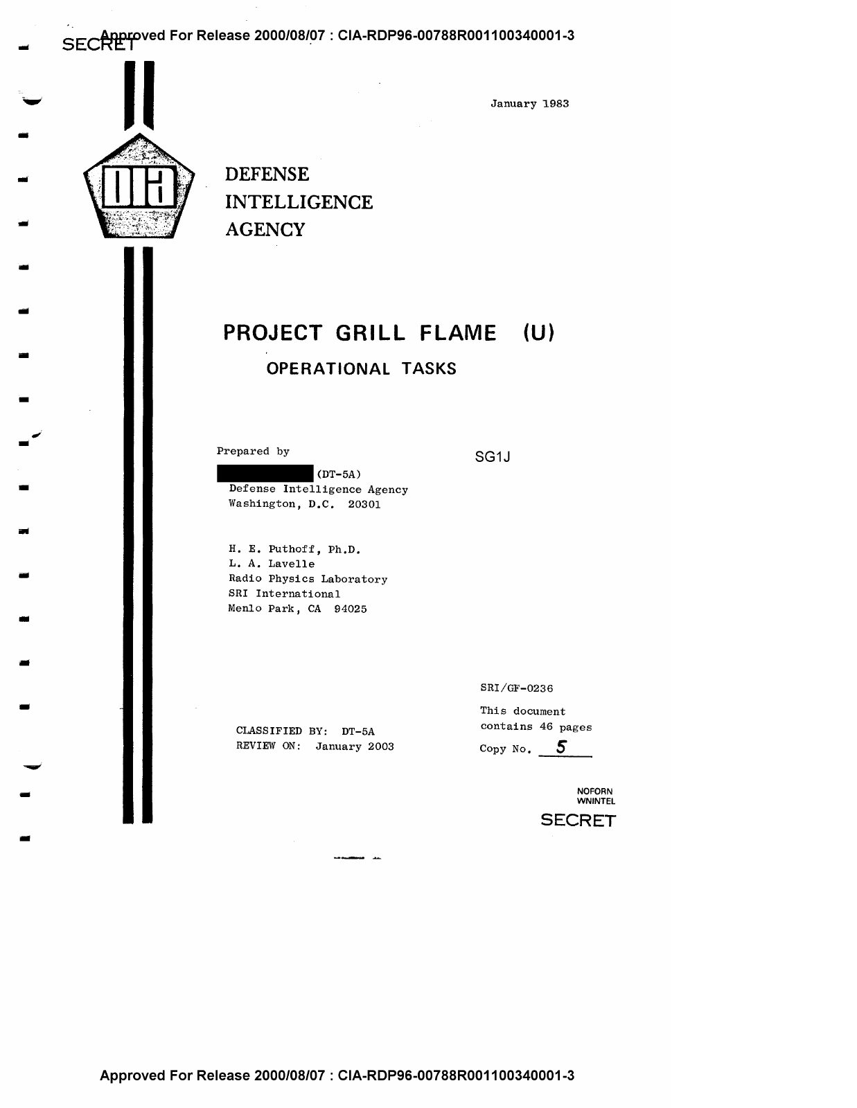 First page of the document scan