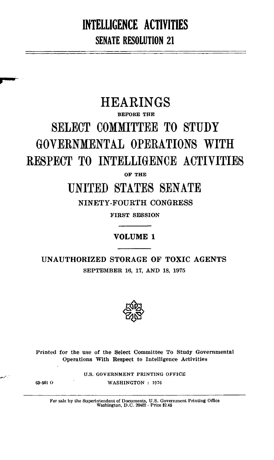 First page of the document scan