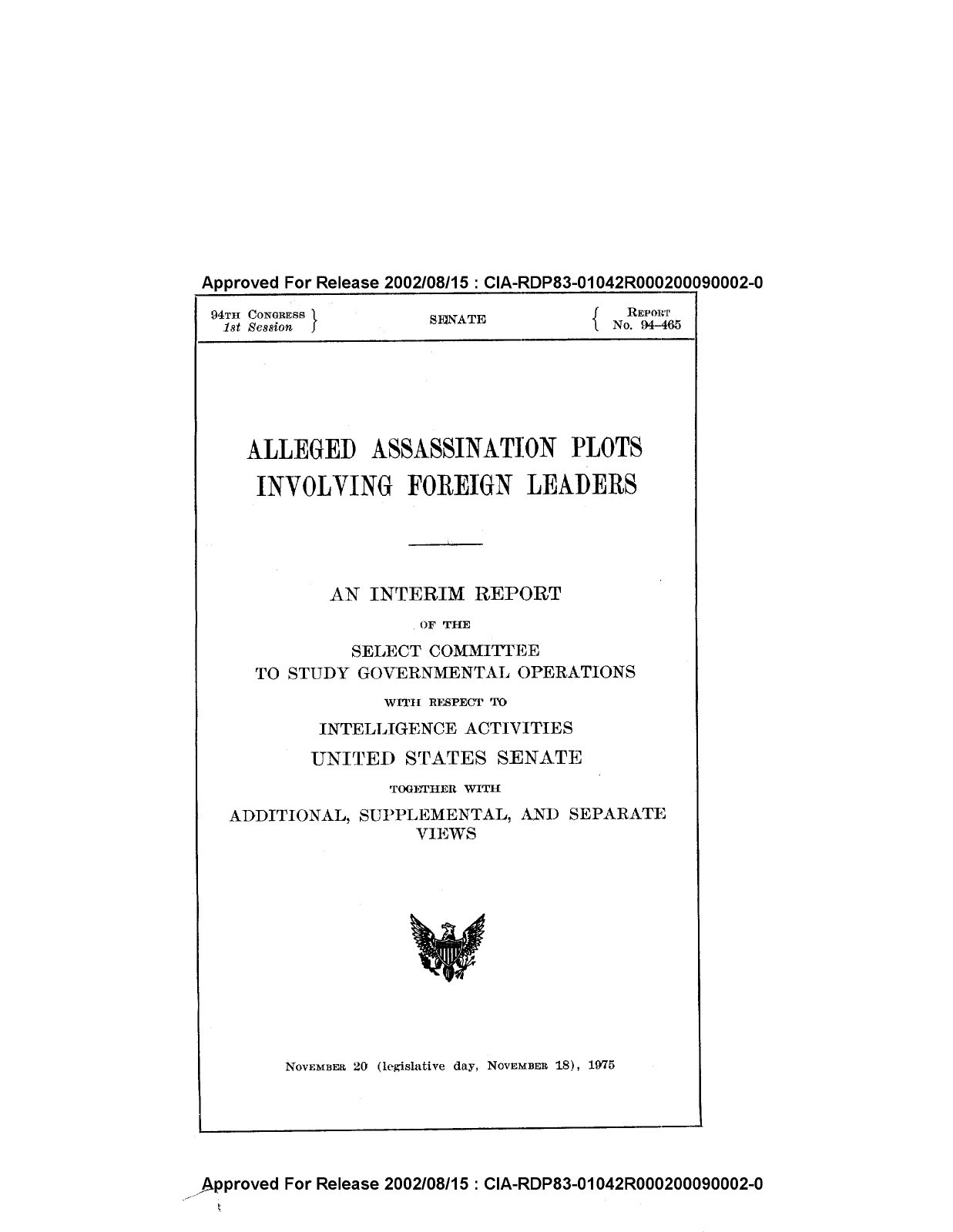 First page of the document scan