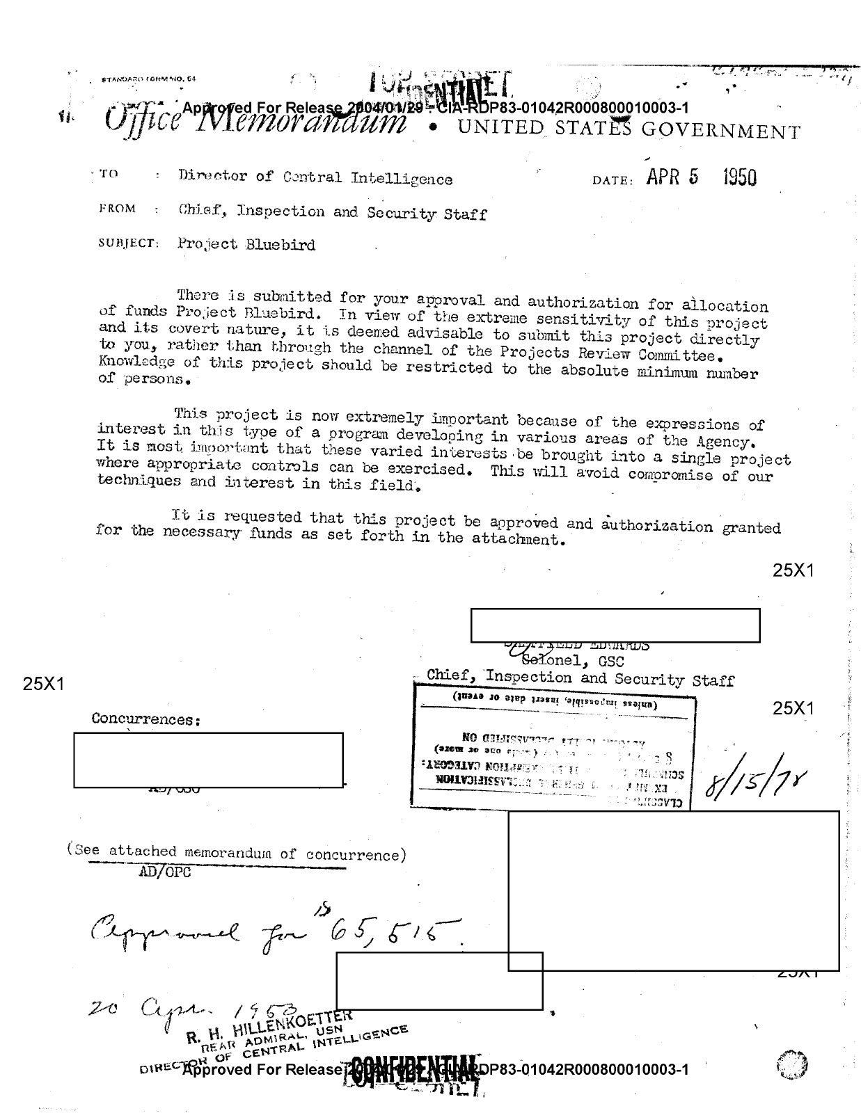 First page of the document scan