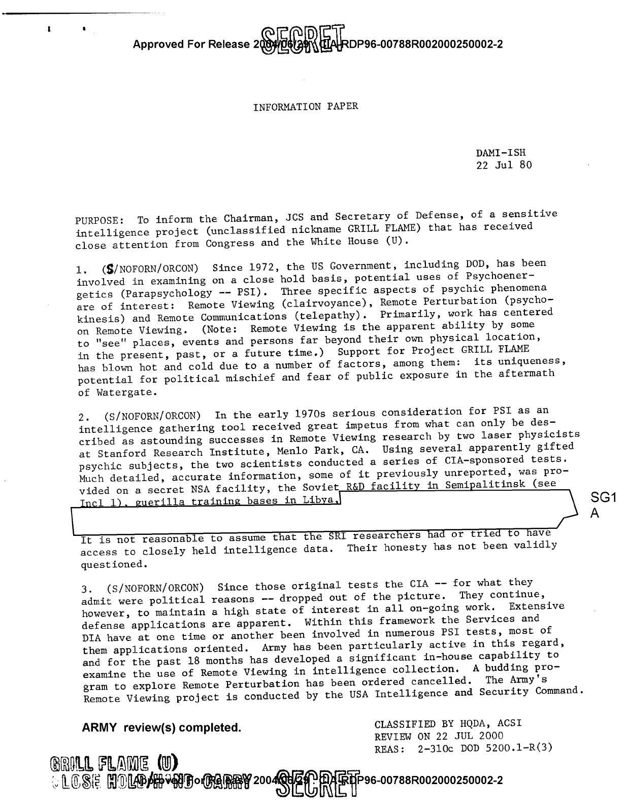 First page of the document scan