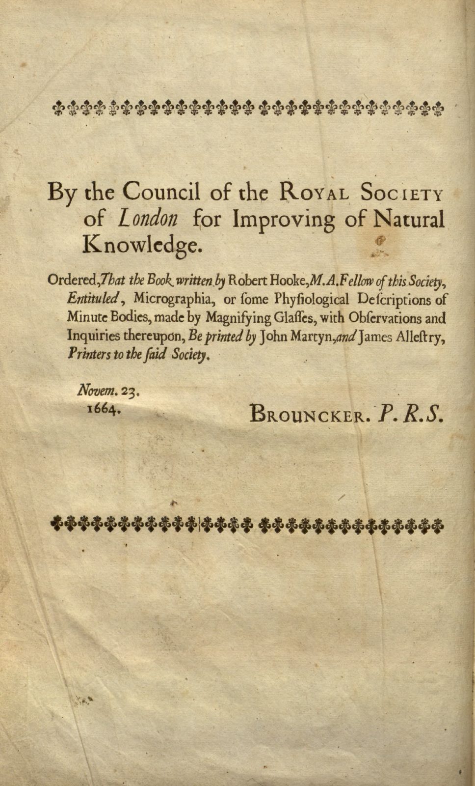First page of the document scan