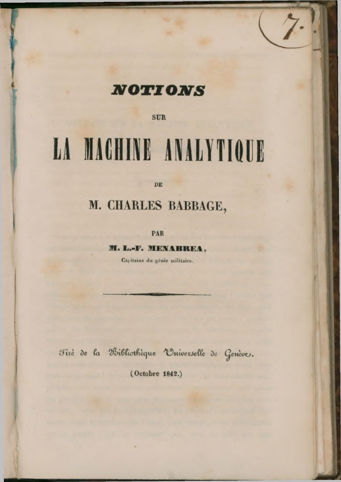 First page of the document scan
