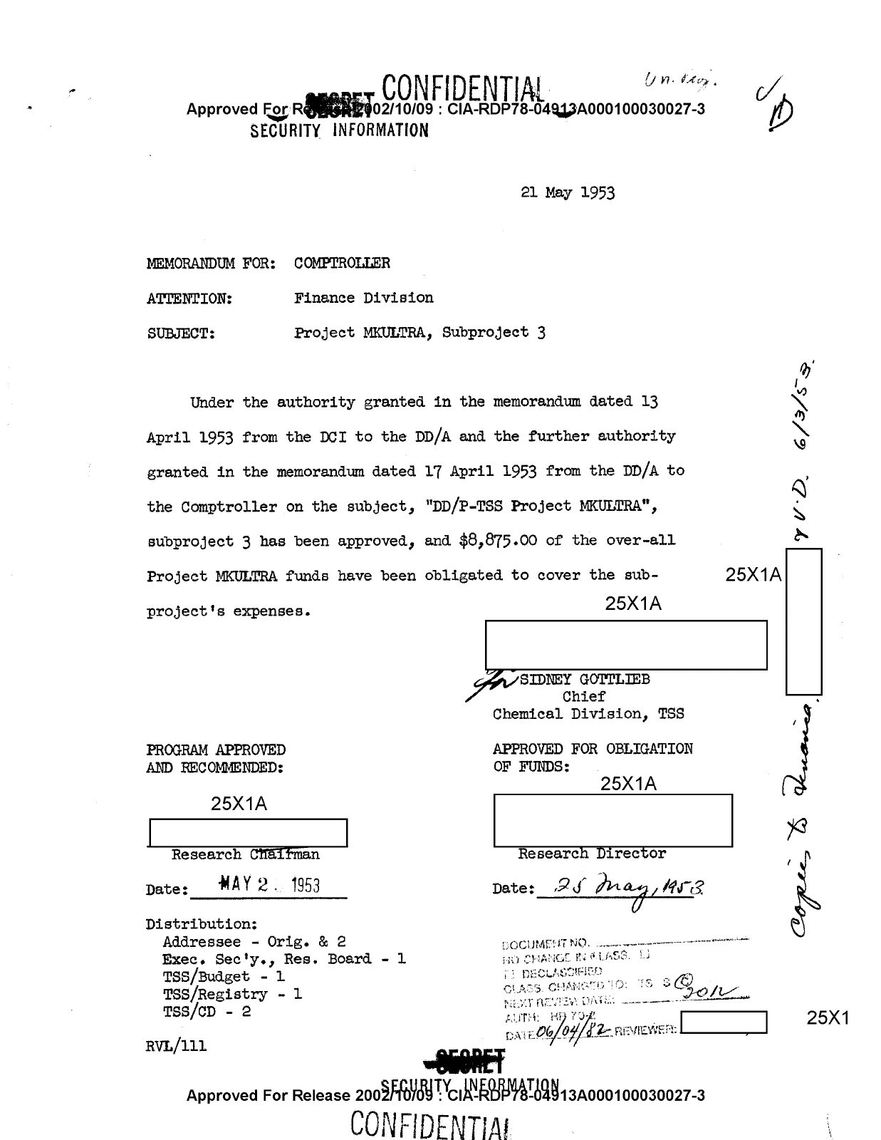 First page of the document scan