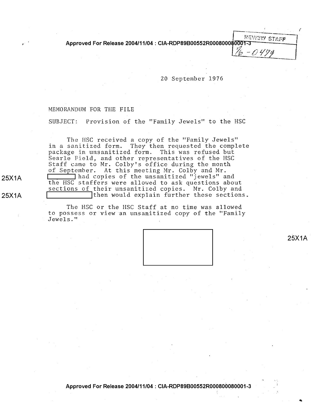 First page of the document scan