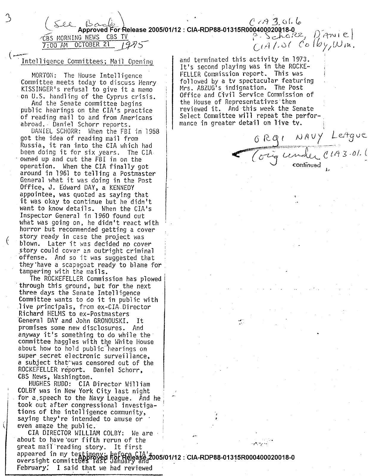 First page of the document scan