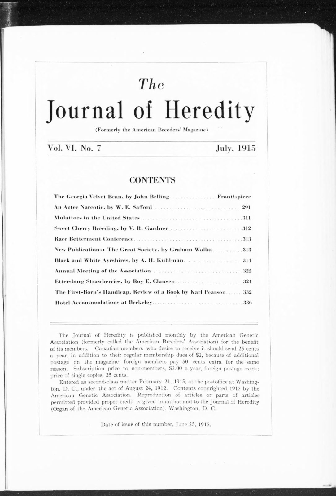 First page of the document scan
