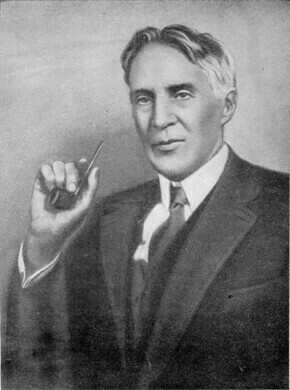 Robert Williams Wood (1868–1955), the Johns Hopkins physicist who visited Blondlot's laboratory in 1904, about 1910.